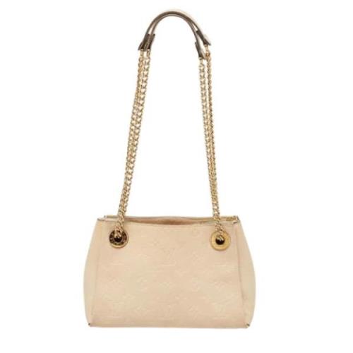 Pre-owned Leather louis-vuitton-bags Louis Vuitton Vintage , Beige , D...