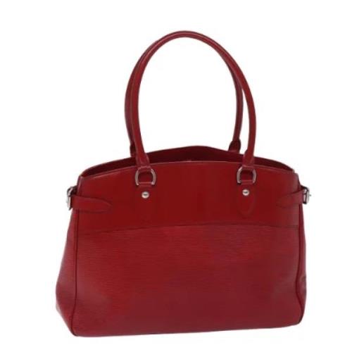 Pre-owned Leather louis-vuitton-bags Louis Vuitton Vintage , Red , Dam...