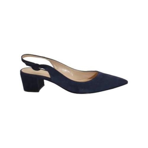 Pre-owned Suede heels Gianvito Rossi Pre-owned , Blue , Dames