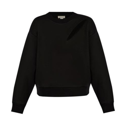 Zwarte Sweater Collectie Alexander McQueen , Black , Dames