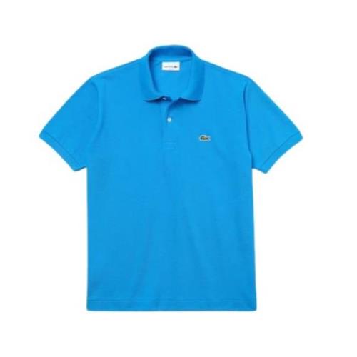 Korte Mouw Piqué Polo Shirt Lacoste , Blue , Heren