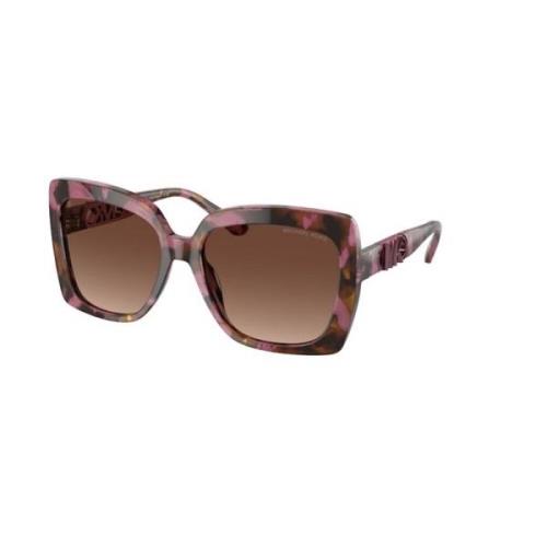 Gepolariseerde Bruine Gradient Zonnebril Michael Kors , Brown , Unisex