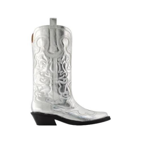 Plastic boots Ganni , Gray , Dames