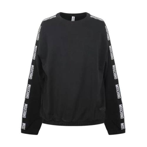 Zwarte Katoenen Sweatshirt V1A1702 - 4422 Love Moschino , Black , Here...