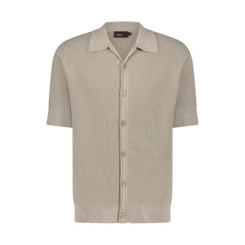 Taupe Herenshirt Aeden , Gray , Heren