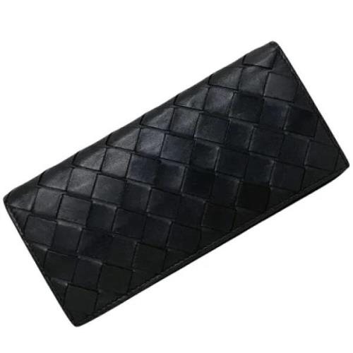 Pre-owned Leather wallets Bottega Veneta Vintage , Black , Dames