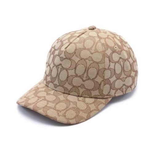 Pre-owned Cotton hats Coach Pre-owned , Beige , Dames
