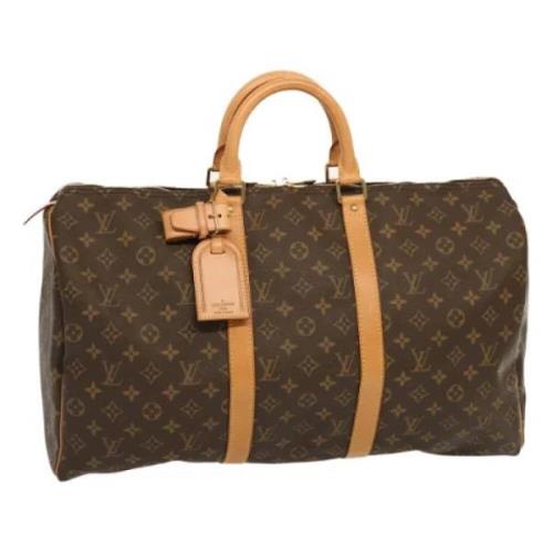 Pre-owned Canvas louis-vuitton-bags Louis Vuitton Vintage , Brown , Da...