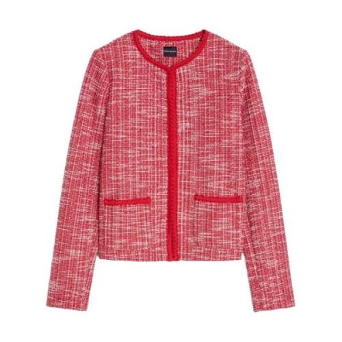 Koraalrood Blazer Jas Set Pennyblack , Red , Dames