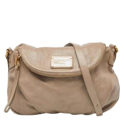 Pre-owned Leather crossbody-bags Marc Jacobs Pre-owned , Gray , Dames