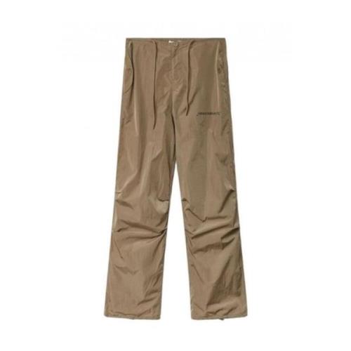 Beige Jogger Broek Nylon Samenstelling Hinnominate , Brown , Dames