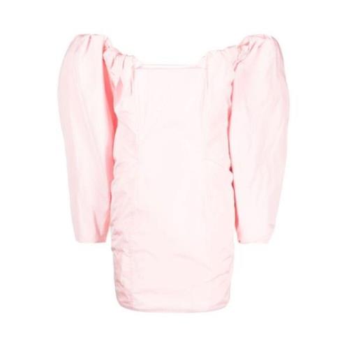 Lichtroze Off-Shoulder Minijurk Jacquemus , Pink , Dames