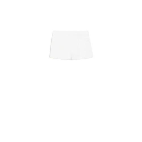 Witte Shorts met Grote Voorzakken Max Mara , White , Dames