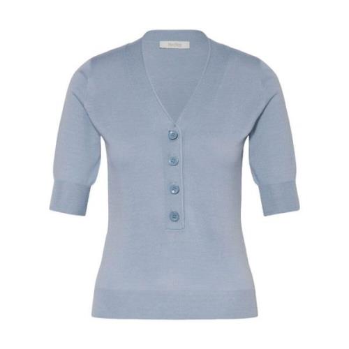 Hemelsblauwe Sweaters voor Vrouwen Max Mara , Blue , Dames