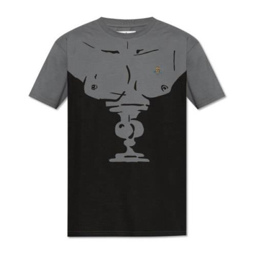 Bedrukt T-shirt Vivienne Westwood , Gray , Heren