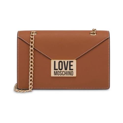 Bruine Tassen voor Stijlvolle Fashionista's Love Moschino , Brown , Da...