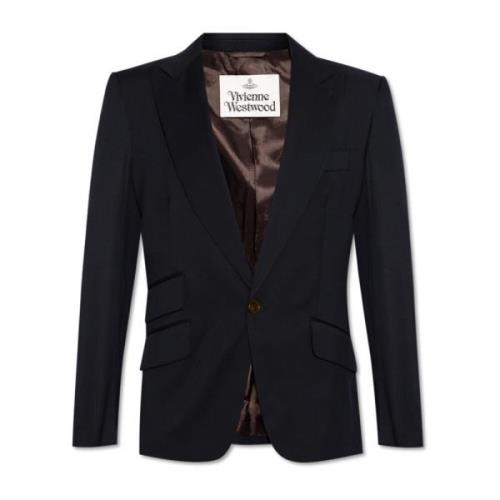 Wollen blazer Vivienne Westwood , Blue , Heren