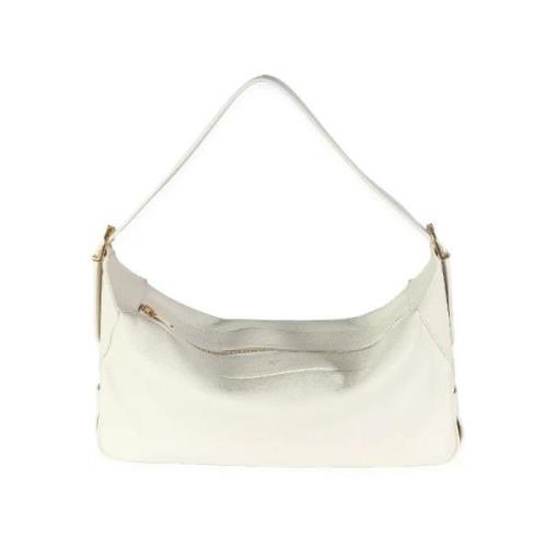 Pre-owned Leather celine-bags Celine Vintage , White , Dames