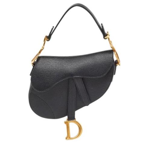 Pre-owned Leather dior-bags Dior Vintage , Black , Dames