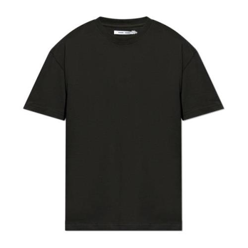 T-shirt Sahudson Samsøe Samsøe , Black , Heren