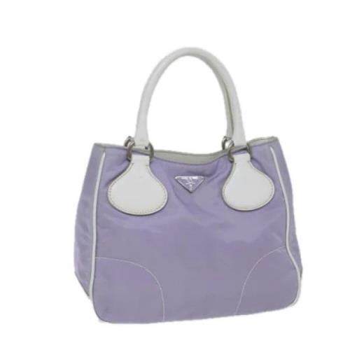 Pre-owned Nylon handbags Prada Vintage , Purple , Dames