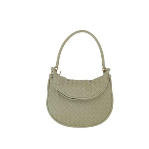 Groene Hobo Tas met Ritssluiting Bottega Veneta , Green , Dames