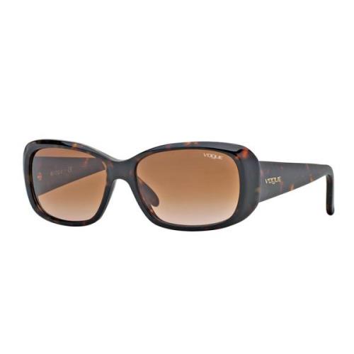 Bruin Verloop Havana Zonnebril Vogue , Brown , Dames