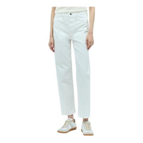 Logo Patch Jeans Jil Sander , Beige , Dames