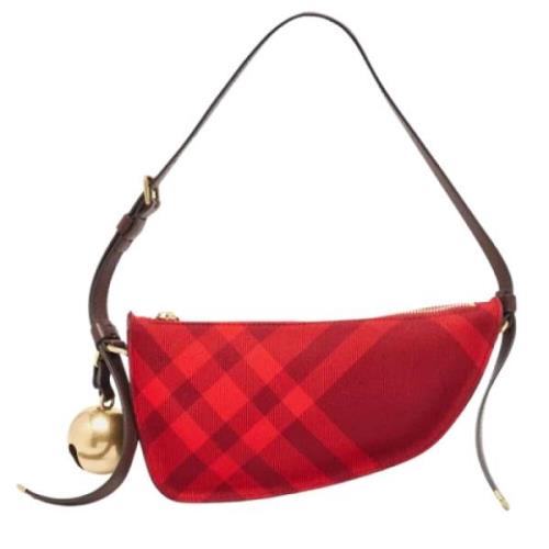 Pre-owned Fabric shoulder-bags Burberry Vintage , Red , Dames