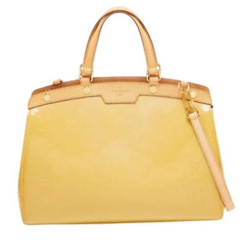 Pre-owned Leather louis-vuitton-bags Louis Vuitton Vintage , Yellow , ...