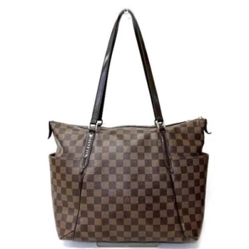 Pre-owned Canvas totes Louis Vuitton Vintage , Brown , Dames