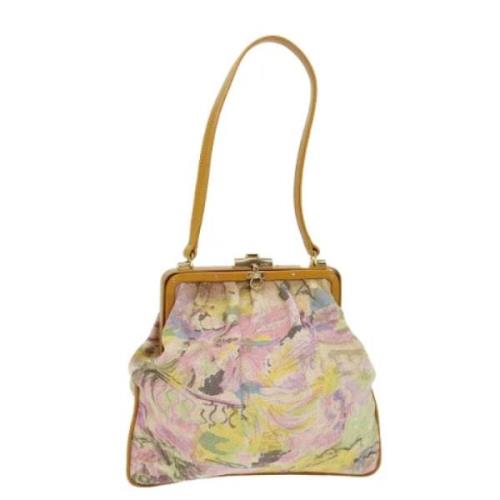 Pre-owned Canvas shoulder-bags Fendi Vintage , Multicolor , Dames