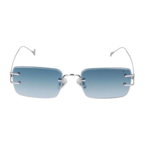 Rechthoekige Metalen Zonnebril Dillinger Eyepetizer , Blue , Unisex