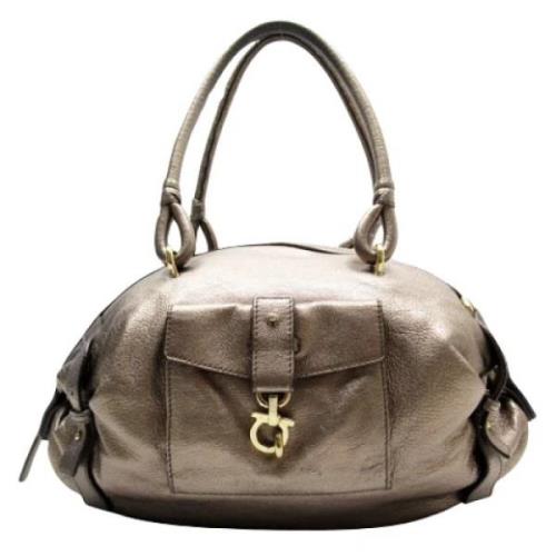 Pre-owned Leather handbags Salvatore Ferragamo Pre-owned , Yellow , Da...