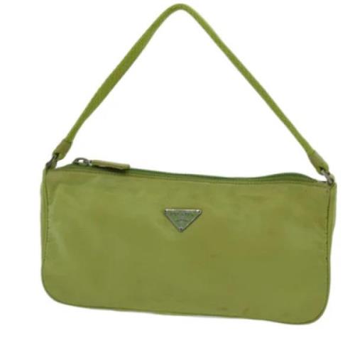 Pre-owned Fabric prada-bags Prada Vintage , Green , Dames