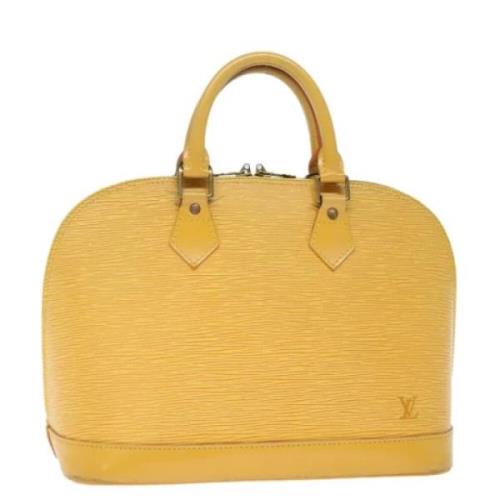 Pre-owned Leather louis-vuitton-bags Louis Vuitton Vintage , Yellow , ...