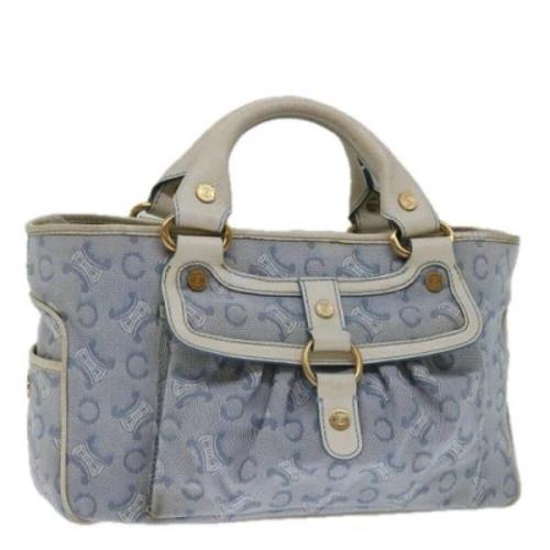 Pre-owned Canvas celine-bags Celine Vintage , Blue , Dames