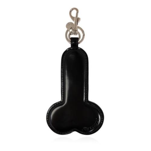 Sleutelhanger met logo JW Anderson , Black , Unisex