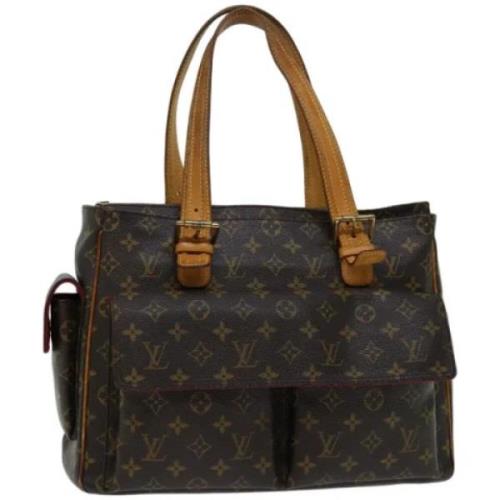 Pre-owned Canvas shoulder-bags Louis Vuitton Vintage , Brown , Dames