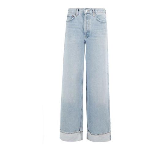 Wide Jeans Agolde , Blue , Dames