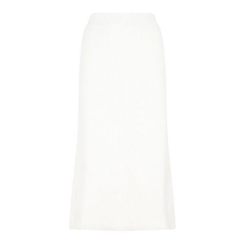 Witte Gehaakte Midi Rok Chloé , White , Dames