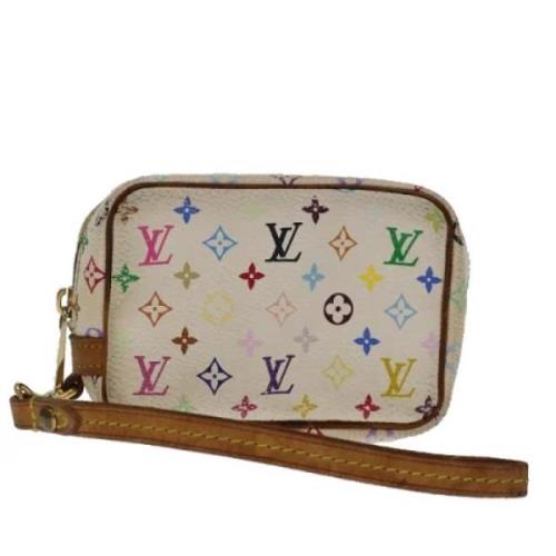 Pre-owned Canvas clutches Louis Vuitton Vintage , Multicolor , Dames