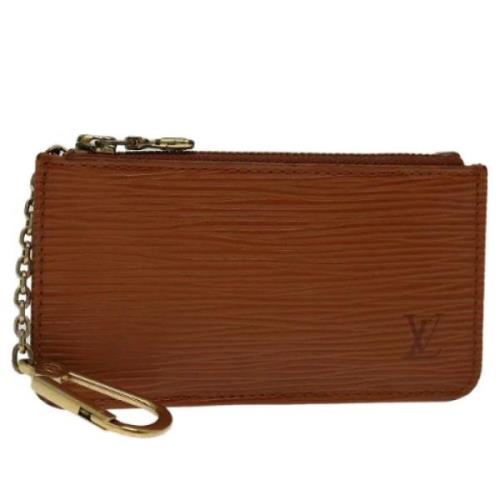 Pre-owned Leather wallets Louis Vuitton Vintage , Brown , Dames