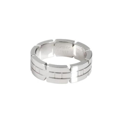 Pre-owned White Gold rings Cartier Vintage , Gray , Dames