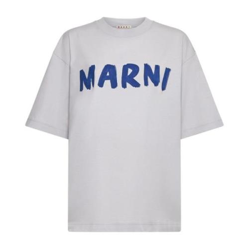 Stijlvolle T-shirts en Polos Marni , Gray , Dames