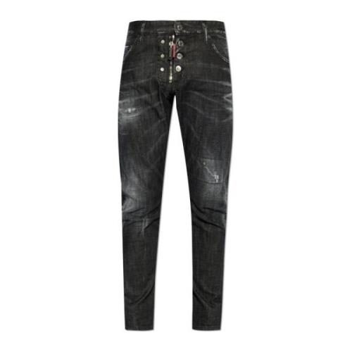 Twist Jeans Dsquared2 , Black , Heren