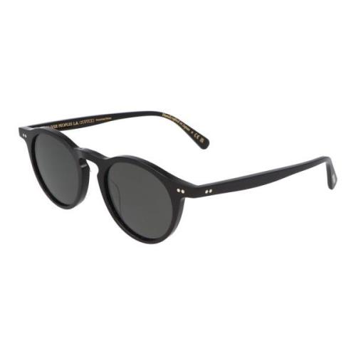 Klassieke Ronde Zonnebril OV 5504Su Oliver Peoples , Black , Unisex