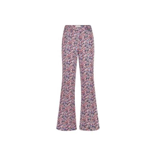 Hoge Taille Flared Broek Fabienne Chapot , Multicolor , Dames