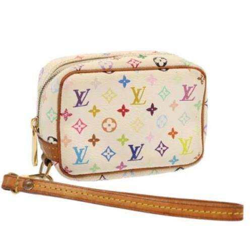 Pre-owned Canvas clutches Louis Vuitton Vintage , Multicolor , Dames