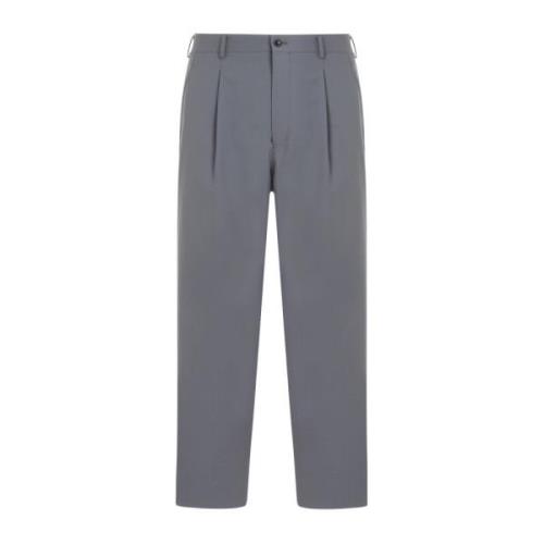 Grijze wollen broek Regular Fit Comme des Garçons , Gray , Heren